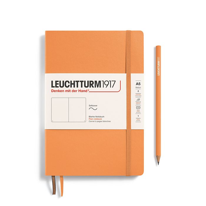 CAIET A5 VELIN COPERTA FLEXIBILA PIERSICA LEUCHTTURM CAIET A5 VELIN COPERTA FLEXIBILA PIERSICA LEUCHTTURM